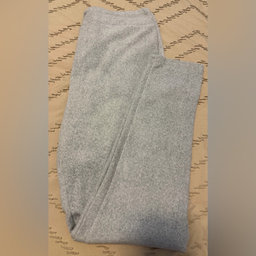Cuddl Duds Heather Gray Fleecewear Pants